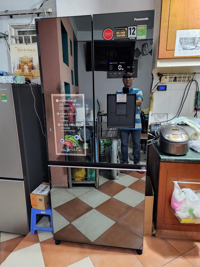 Tủ lạnh Panasonic Inverter 495 lít NR-CW530XMMV