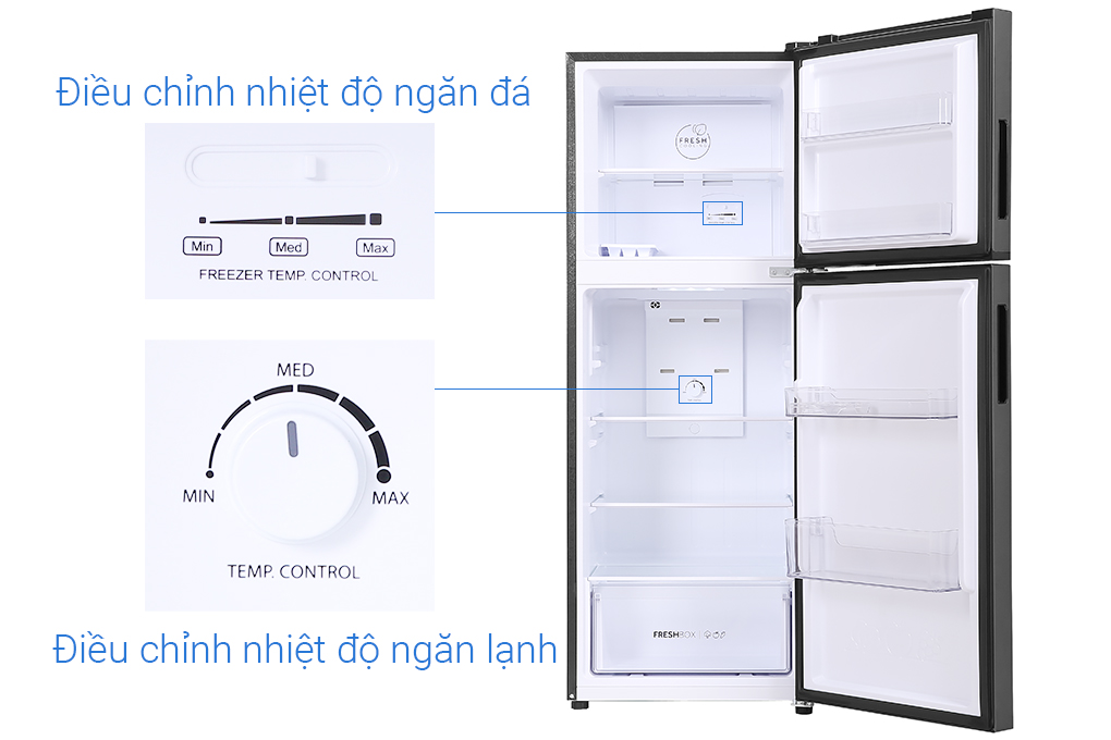 Tủ lạnh Aqua Inverter 212 lít AQR-T239FA(HB)